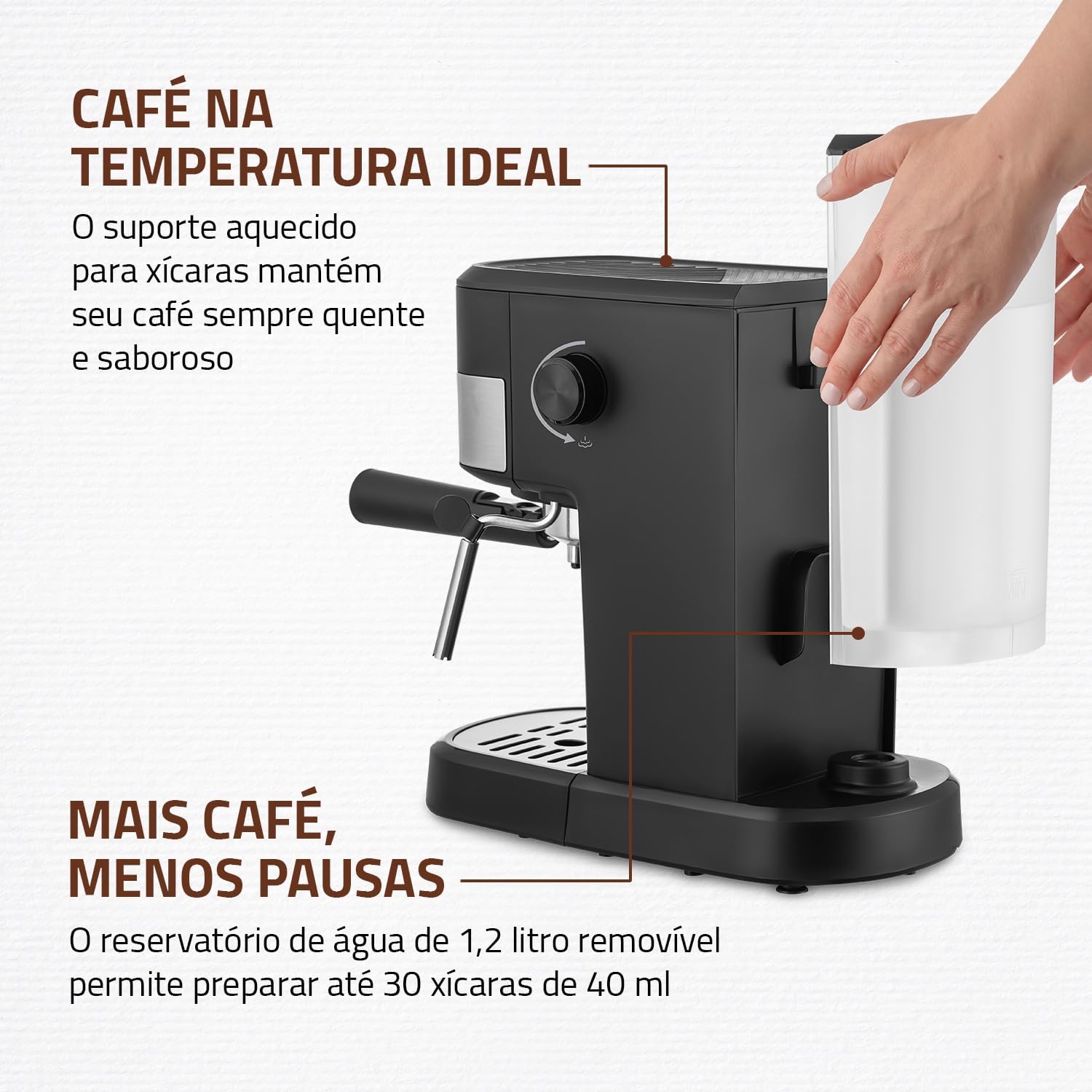 Cafeteira Espresso Mondial Dolce Crema 20