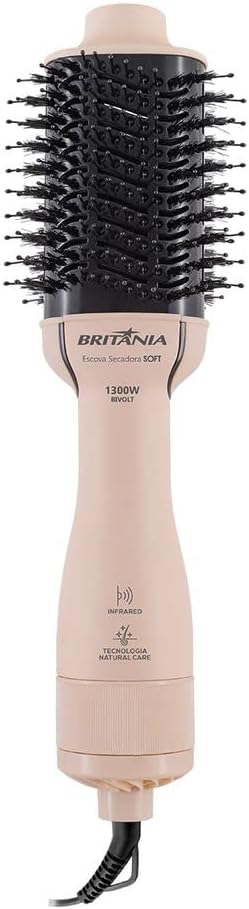 Escova Secadora Britânia BEC07R Soft 4 em 1