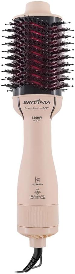 Escova Secadora Britânia BEC07R Soft 4 em 1