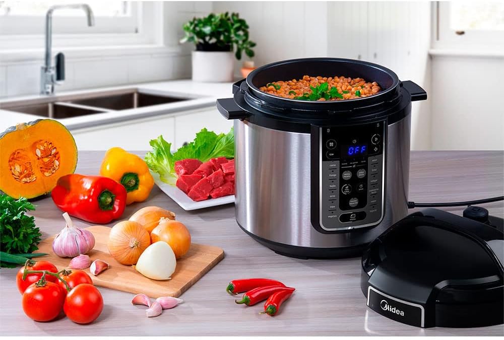 Panela de Pressão Elétrica Midea MasterSteam 6L