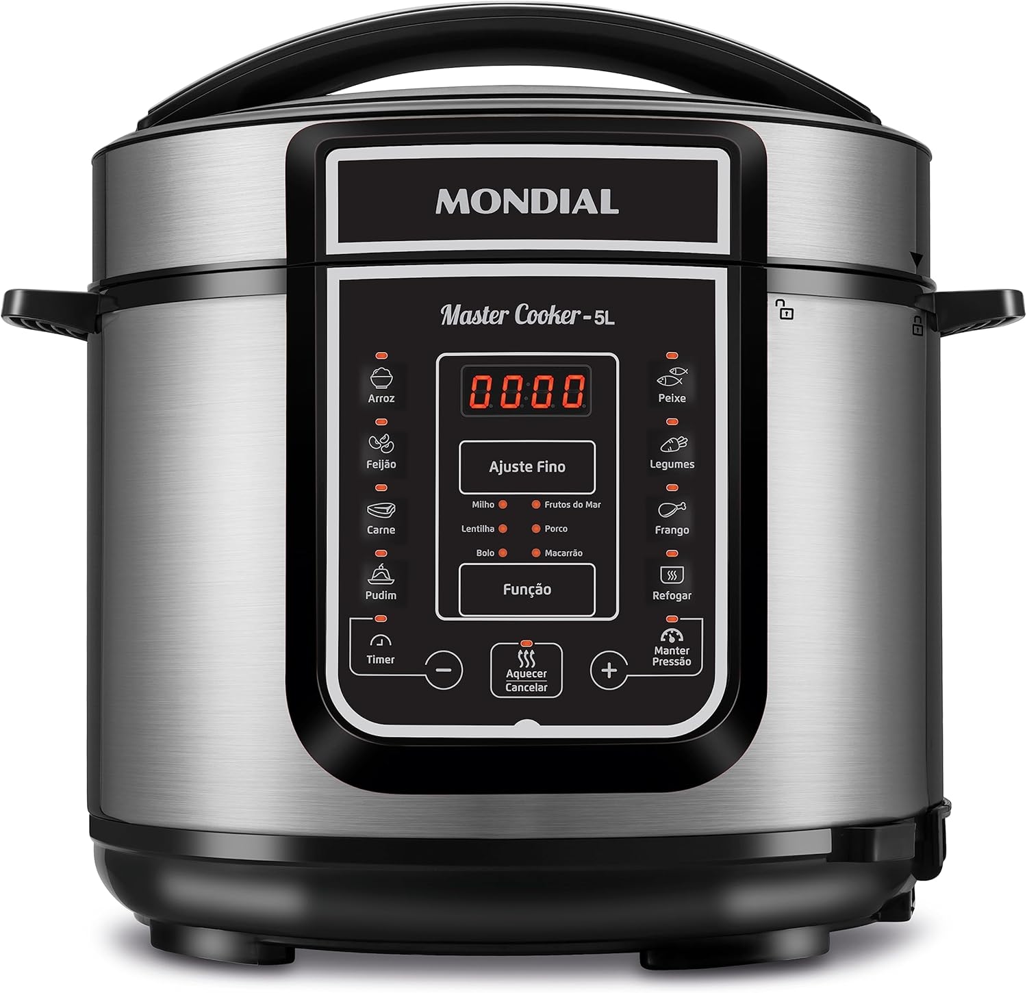 Panela de Pressão Elétrica Digital Mondial Master Cooker 5L