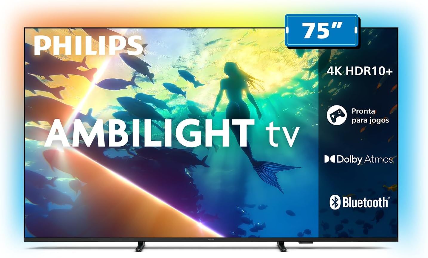 PHILIPS Smart TV Ambilight 75" 4K