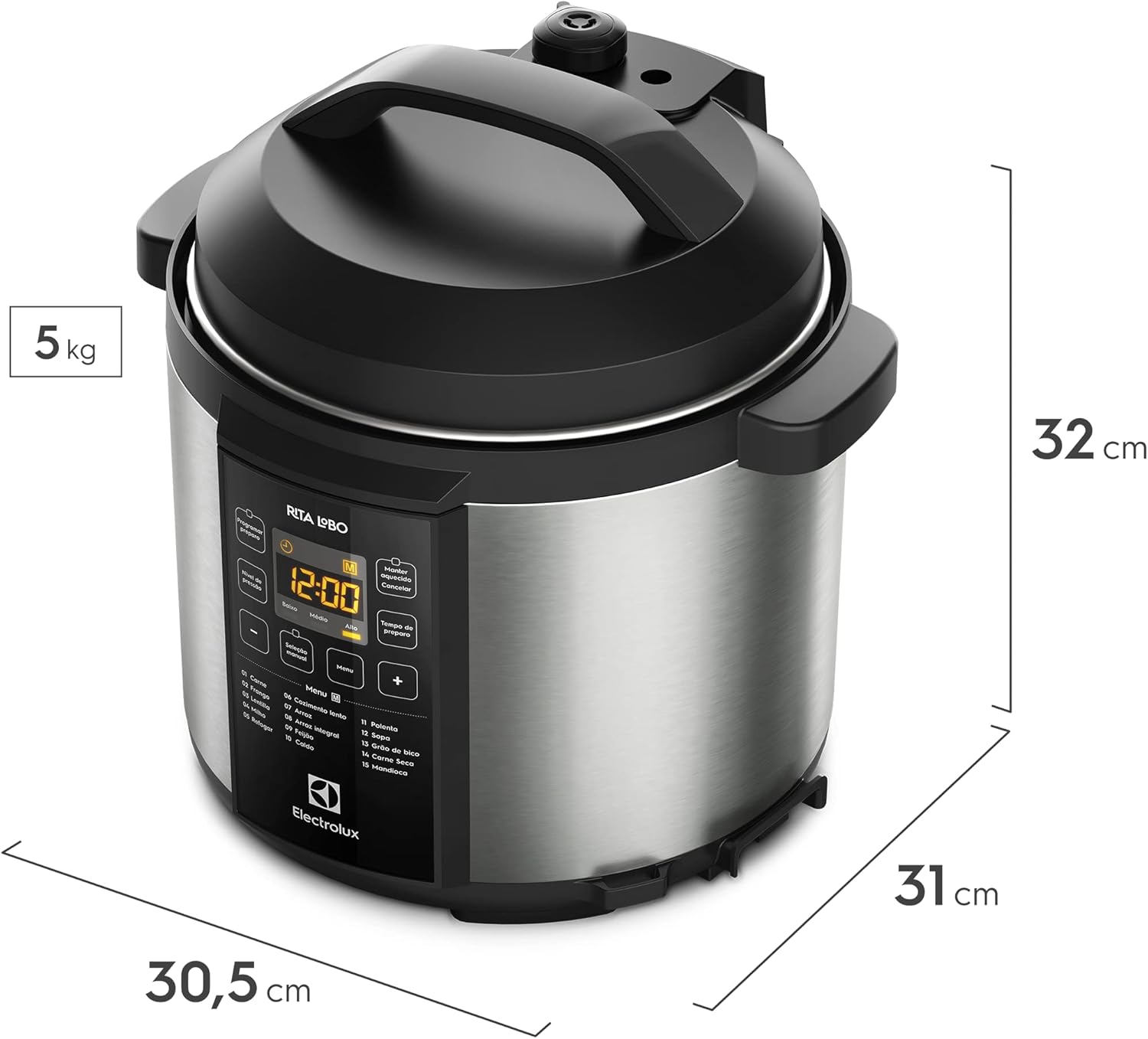 Panela de Pressão Elétrica Electrolux Rita Lobo