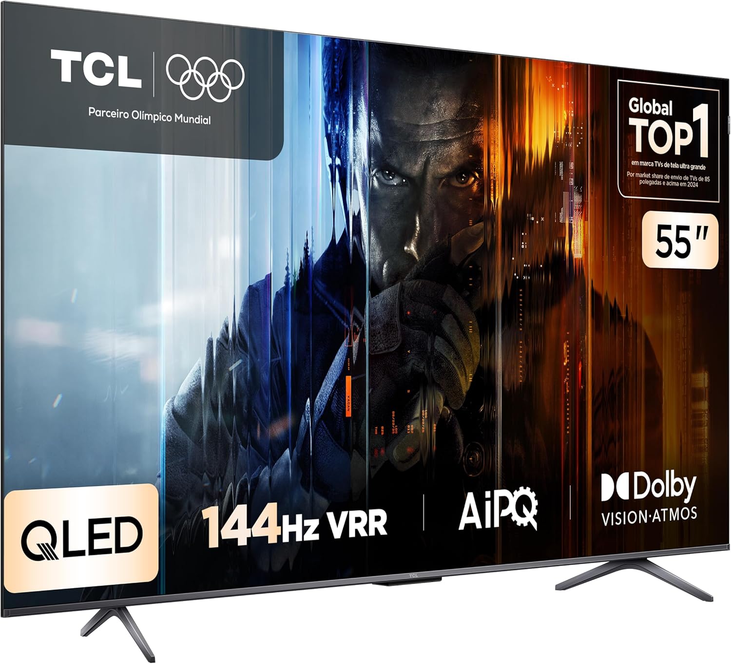TCL QLED Smart TV, 55”, 55P8K