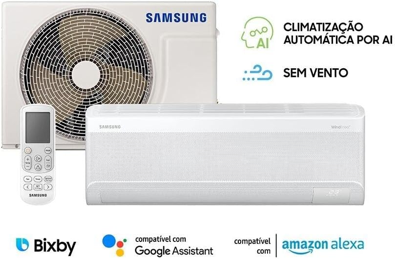 Ar-condicionado Split Inverter 9000 Btus Samsung Windfree Ai