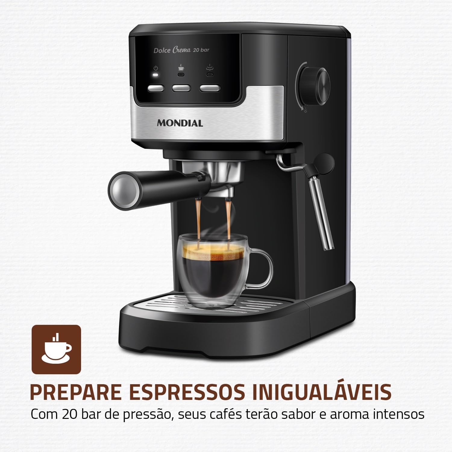 Cafeteira Espresso Mondial Dolce Crema 20