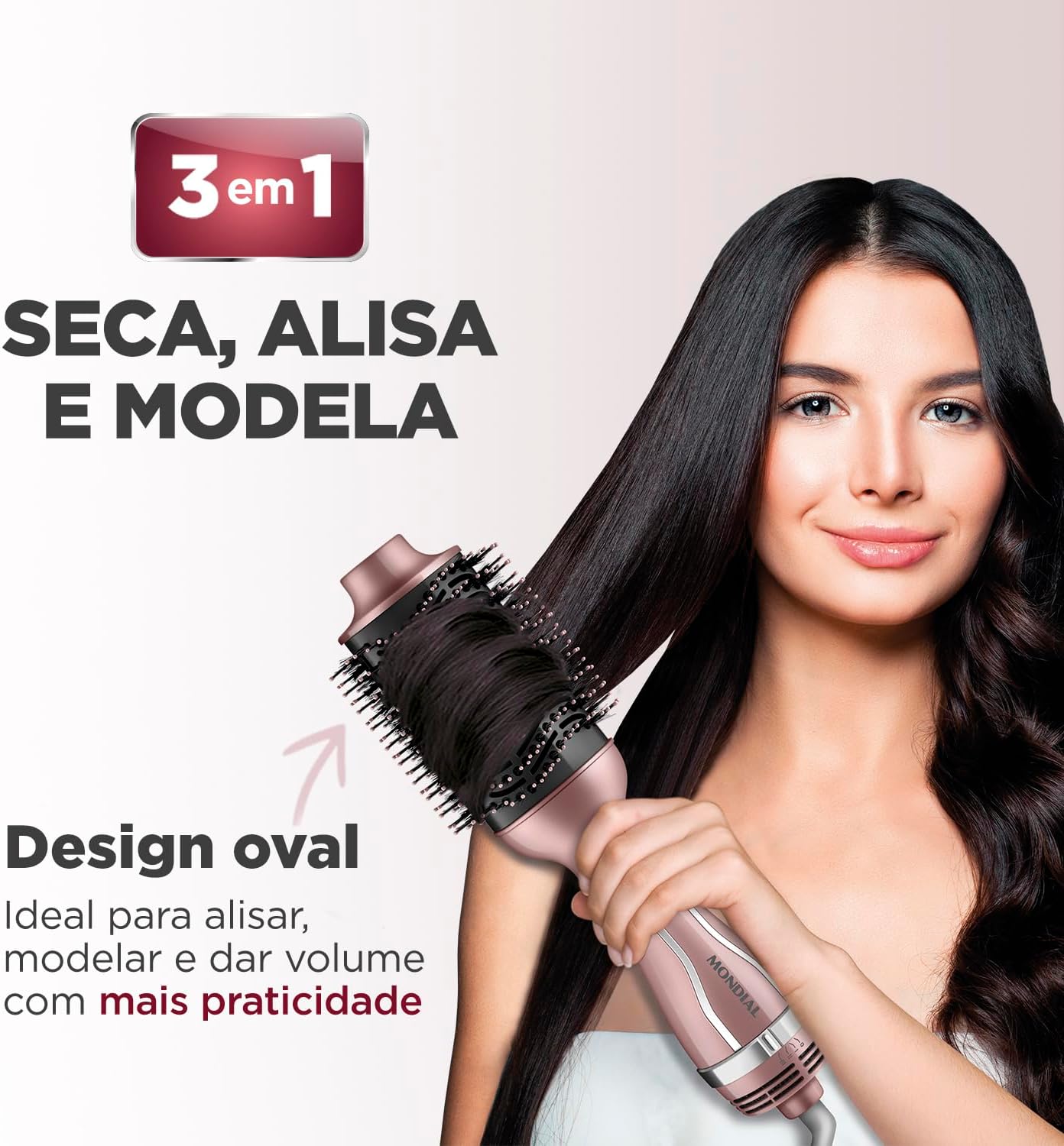 Escova Secadora Mondial Golden Rose ES-02-BI