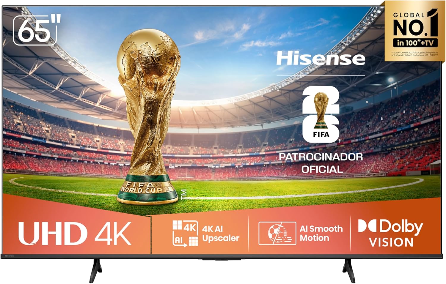 Hisense Smart TV 4K 65″ 65A6NV