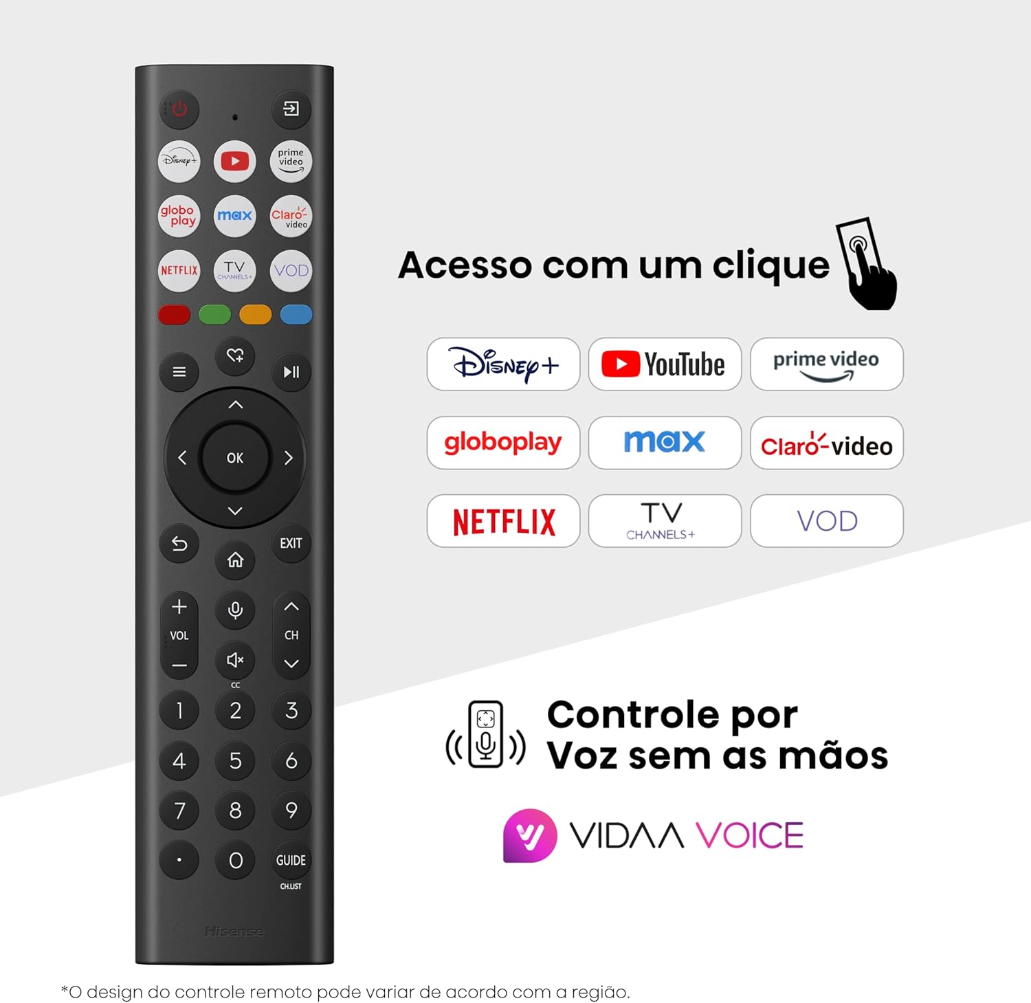 Hisense Smart TV 4K 75″ Polegadas 75A6NV