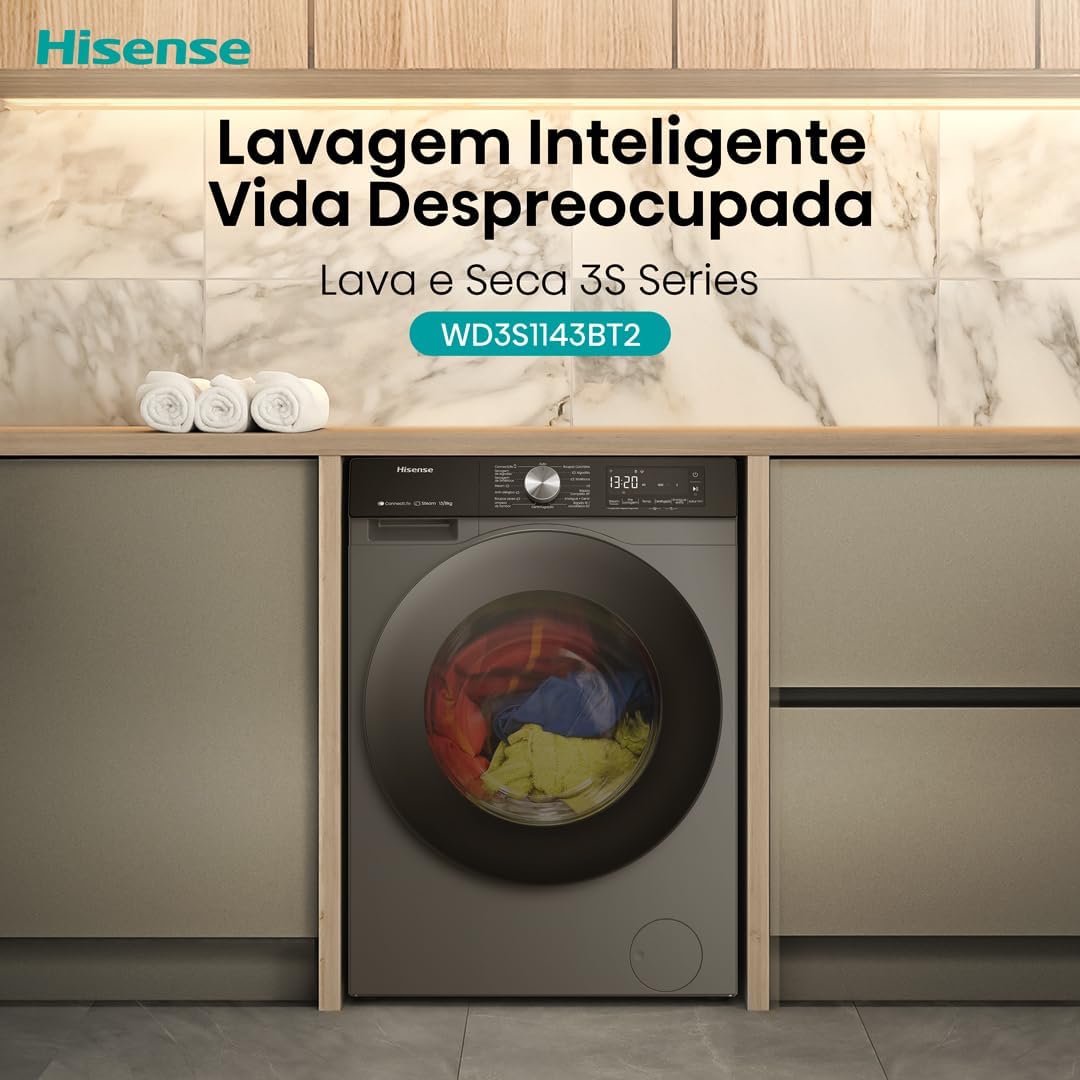 Lava e Seca Hisense 11kg WD3S11