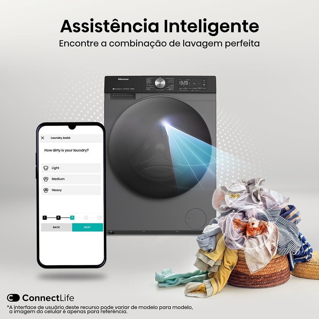 Lava e Seca Hisense 11kg WD3S11