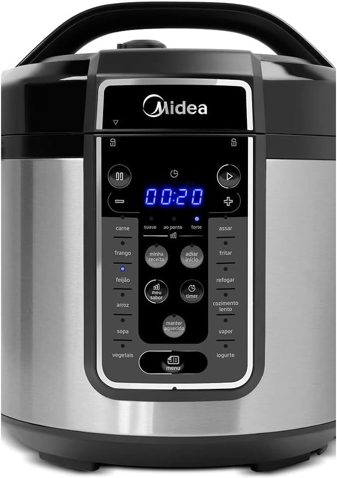Panela de Pressão Elétrica Midea MasterSteam 6L