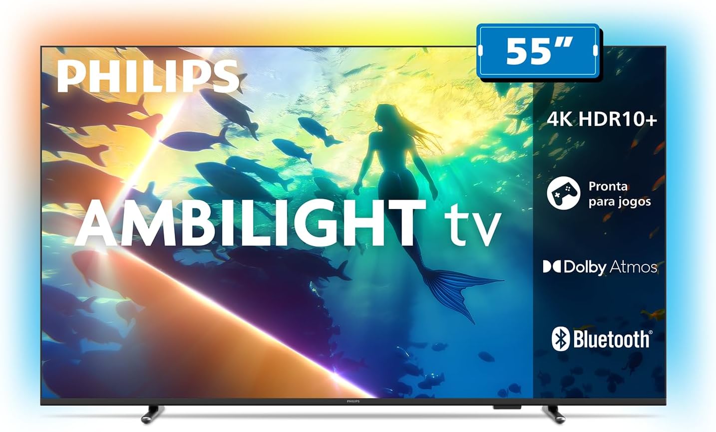 PHILIPS Smart TV Ambilight 55″ 4K 55PUG8100/78