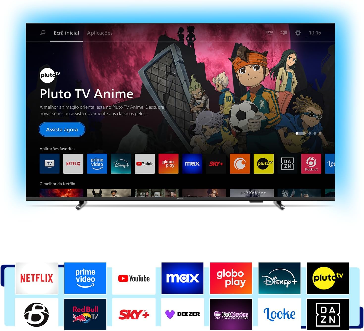 PHILIPS Smart TV Ambilight 55″ 4K 55PUG8100/78