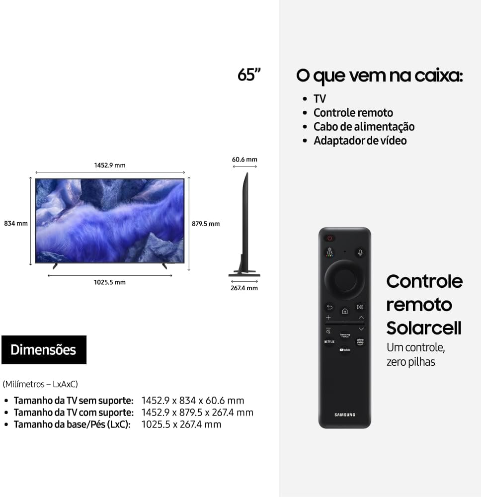 Samsung Vision AI TV 65″ QLED ULTRA 4K QEF1