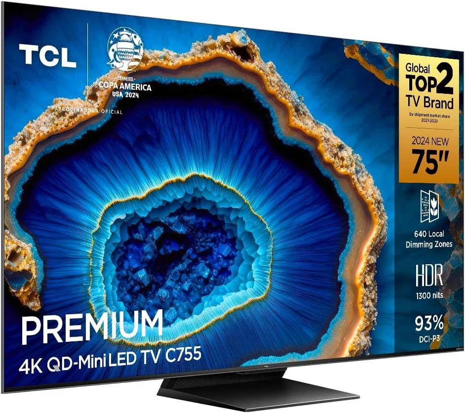 Smart TV TCL 75 Polegadas QLED Mini LED 4K
